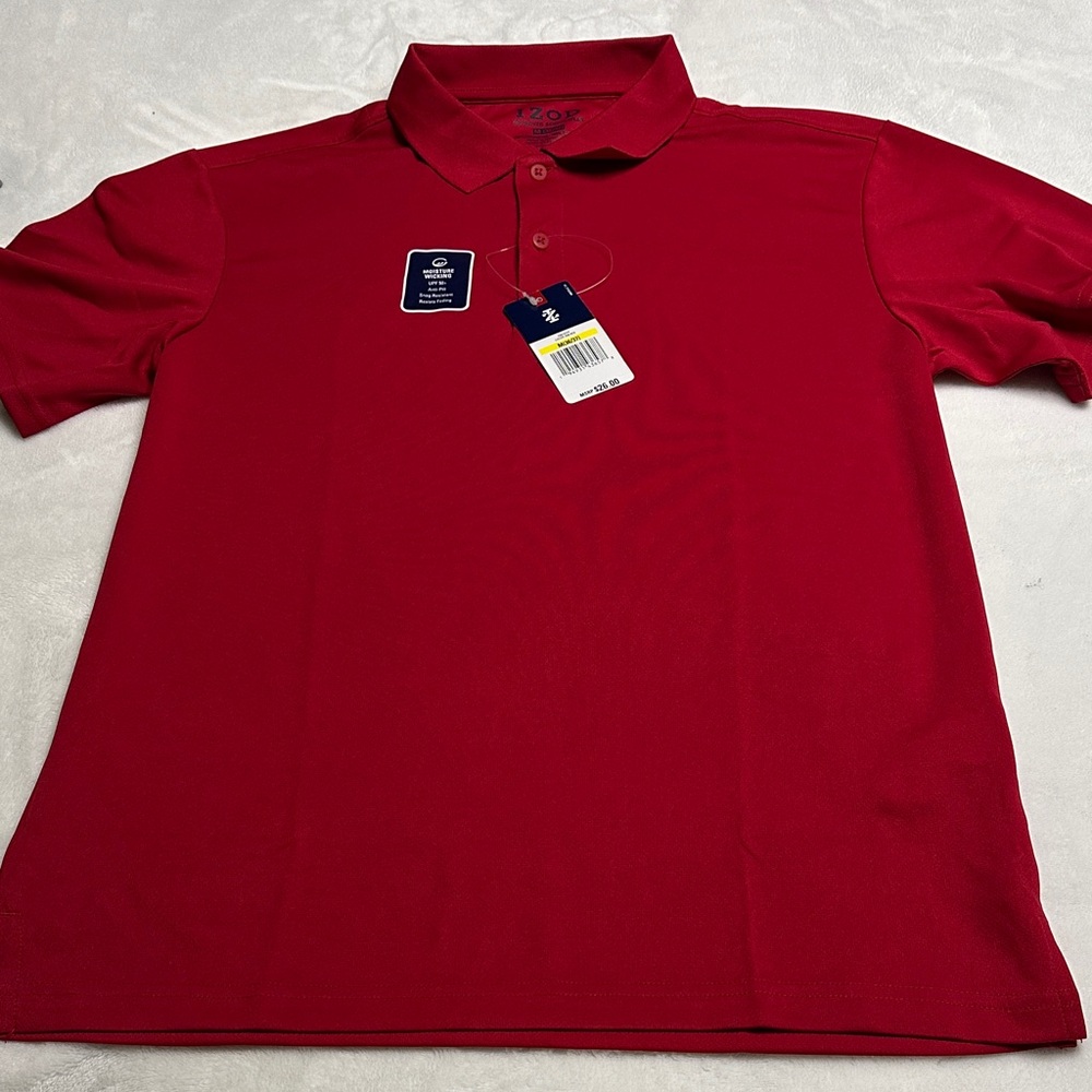 Izod Vibrant Red Polo Shirt